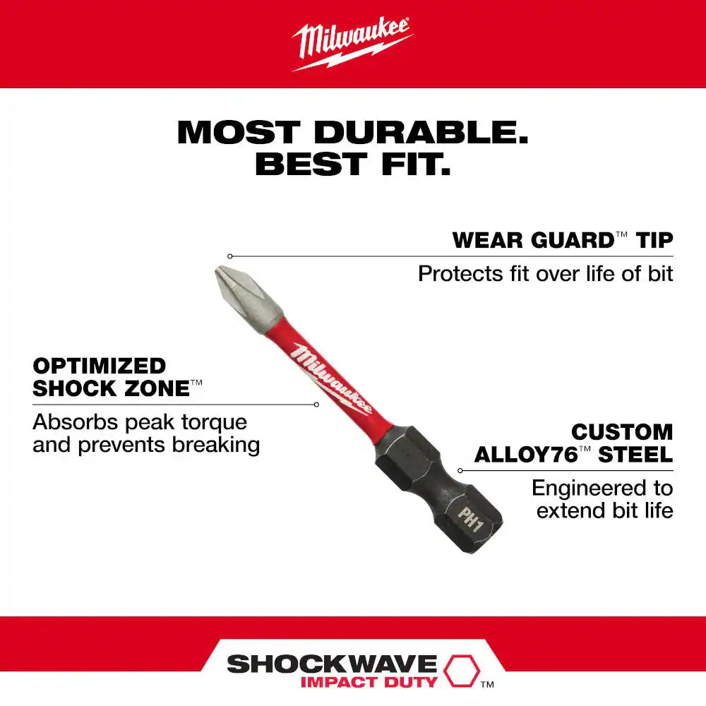 SHOCKWAVE 1/2 In. Drive Metric Deep Well PACKOUT Impact Socket Set & Screw Driver Bits W/Packout Case (86-Piece)