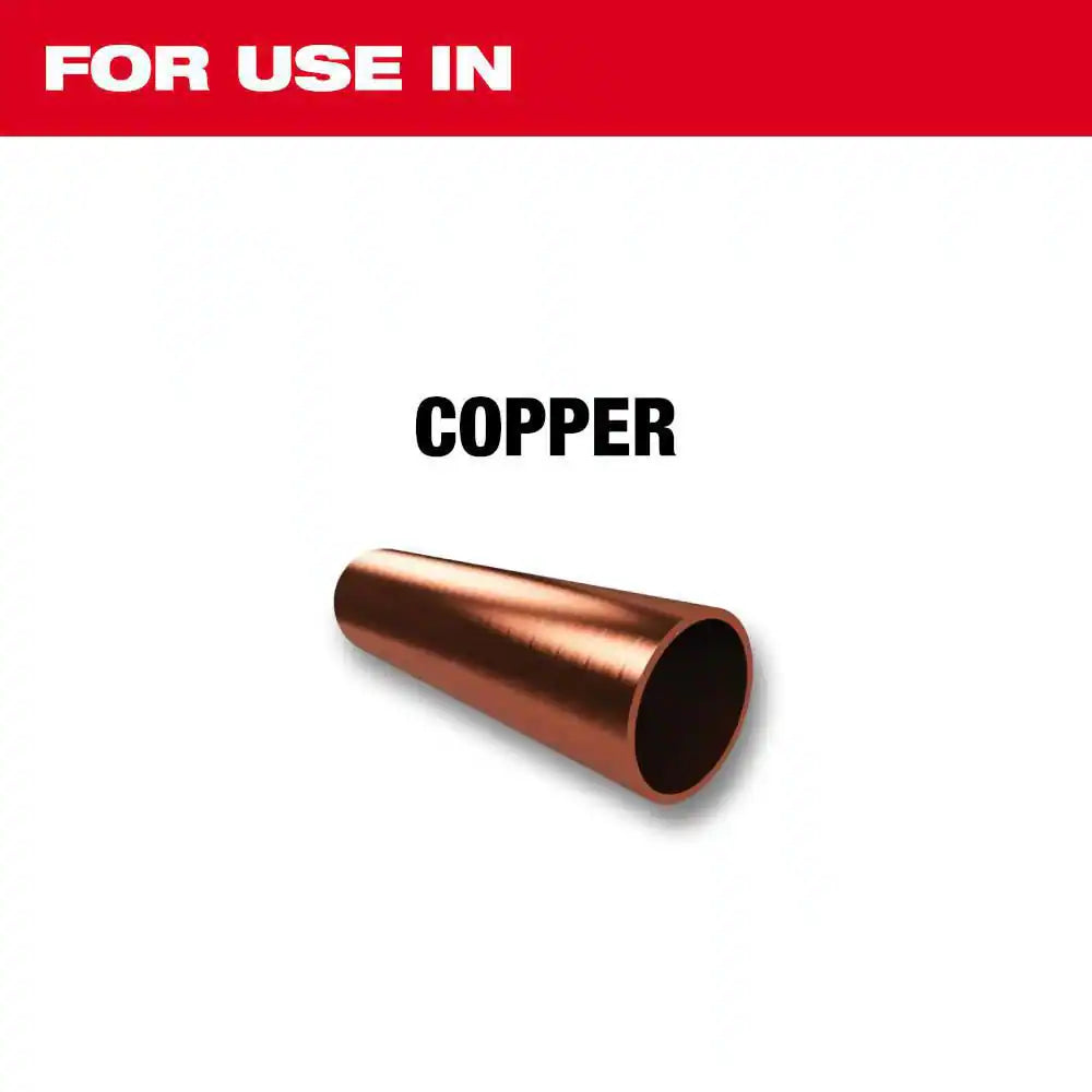 1/2 In. Mini Copper Tubing Cutter with 2-Pack Replacement Cutter Wheels