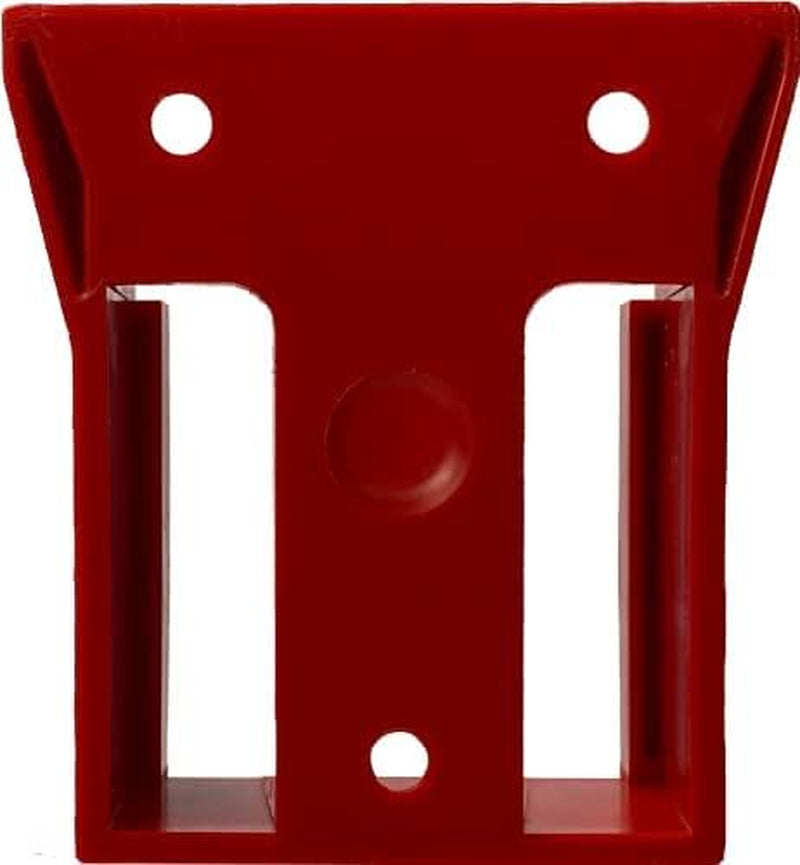 Battery Holder Compatible with Milwaukee M18 (6 Pack) - Red | Battery Mounts | Made in the UK