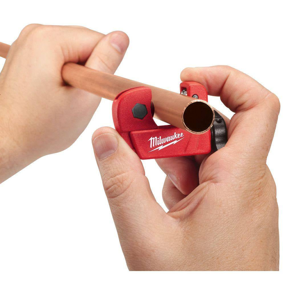 1/2 In. Mini Copper Tubing Cutter with 2-Pack Replacement Cutter Wheels