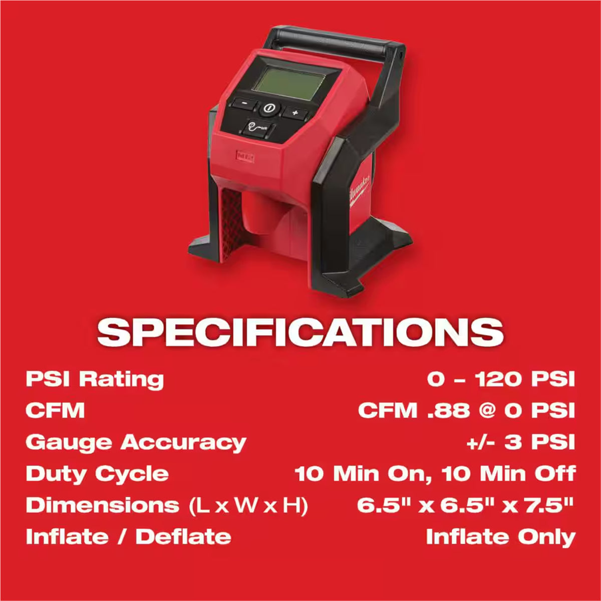 2475-21XC M12 Compact Inflator Kit
