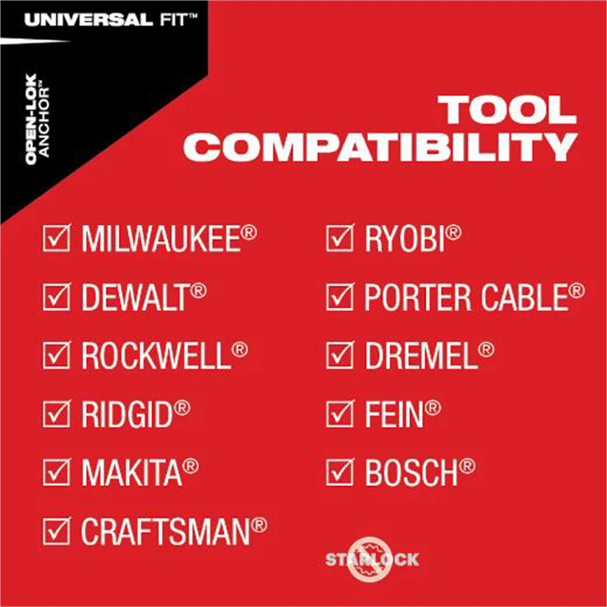 Tool OPEN-LOK 3PC MULTI-MATERIAL CUTTING MULTI-TOOL BLADE VARIETY PACK