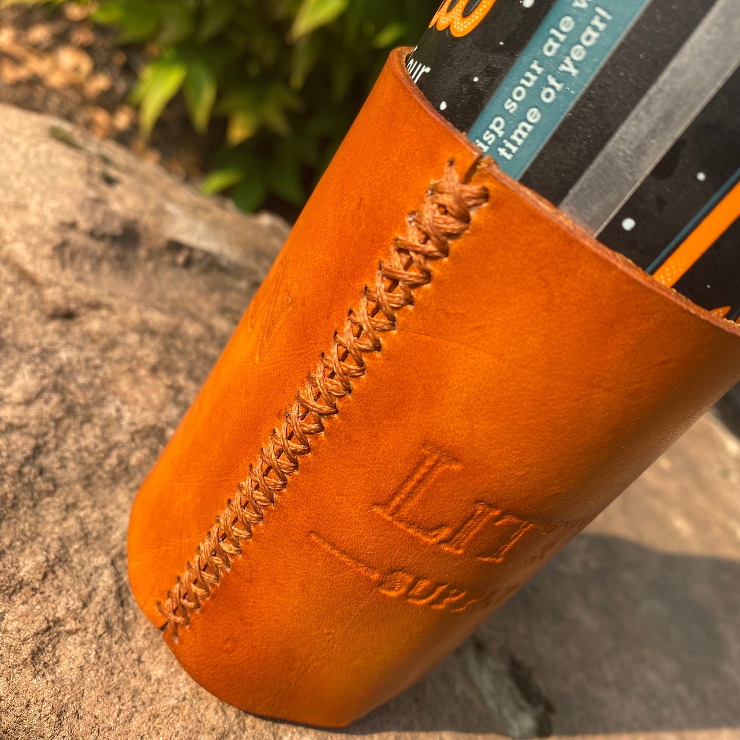 Leather Koozie (Made to Order)