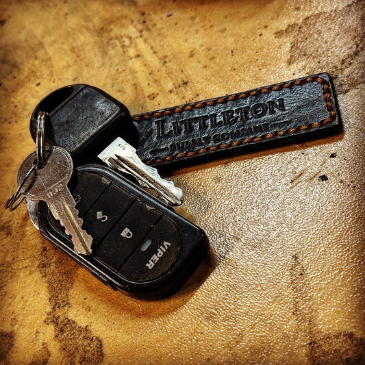 Littleton Supply Co. Leather Keychain