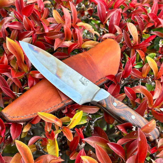 [SOLD] Custom 5" Camp Knife - Ironwood/Stainless