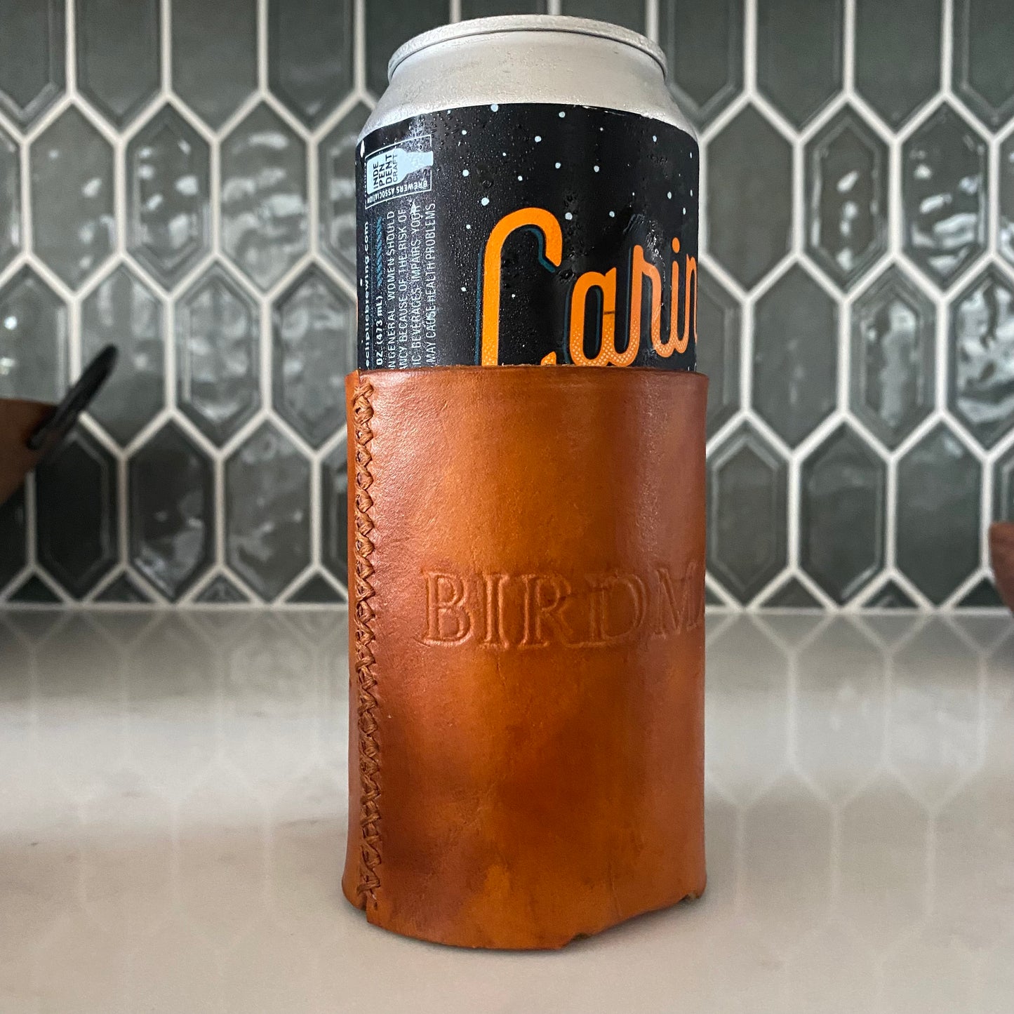 Leather Koozie (Made to Order)